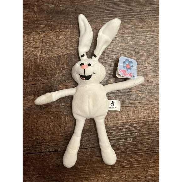 NWT Trix Rabbit Plush Breakfast Pals Cereal Toy Beanie 1997 Stuffed Pellets - Picture 1 of 7